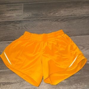 Women's Athletic Shorts in Vibrant Orange